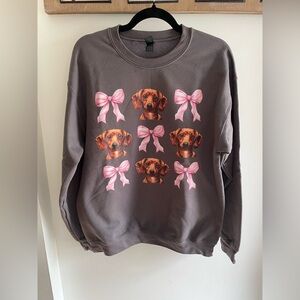 Gildan Dachshund 🎀 Sweatshirt